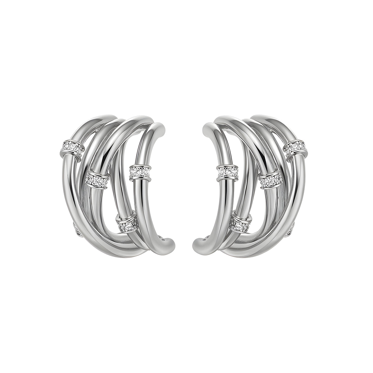 Aurelia Layered Cuff Earrings