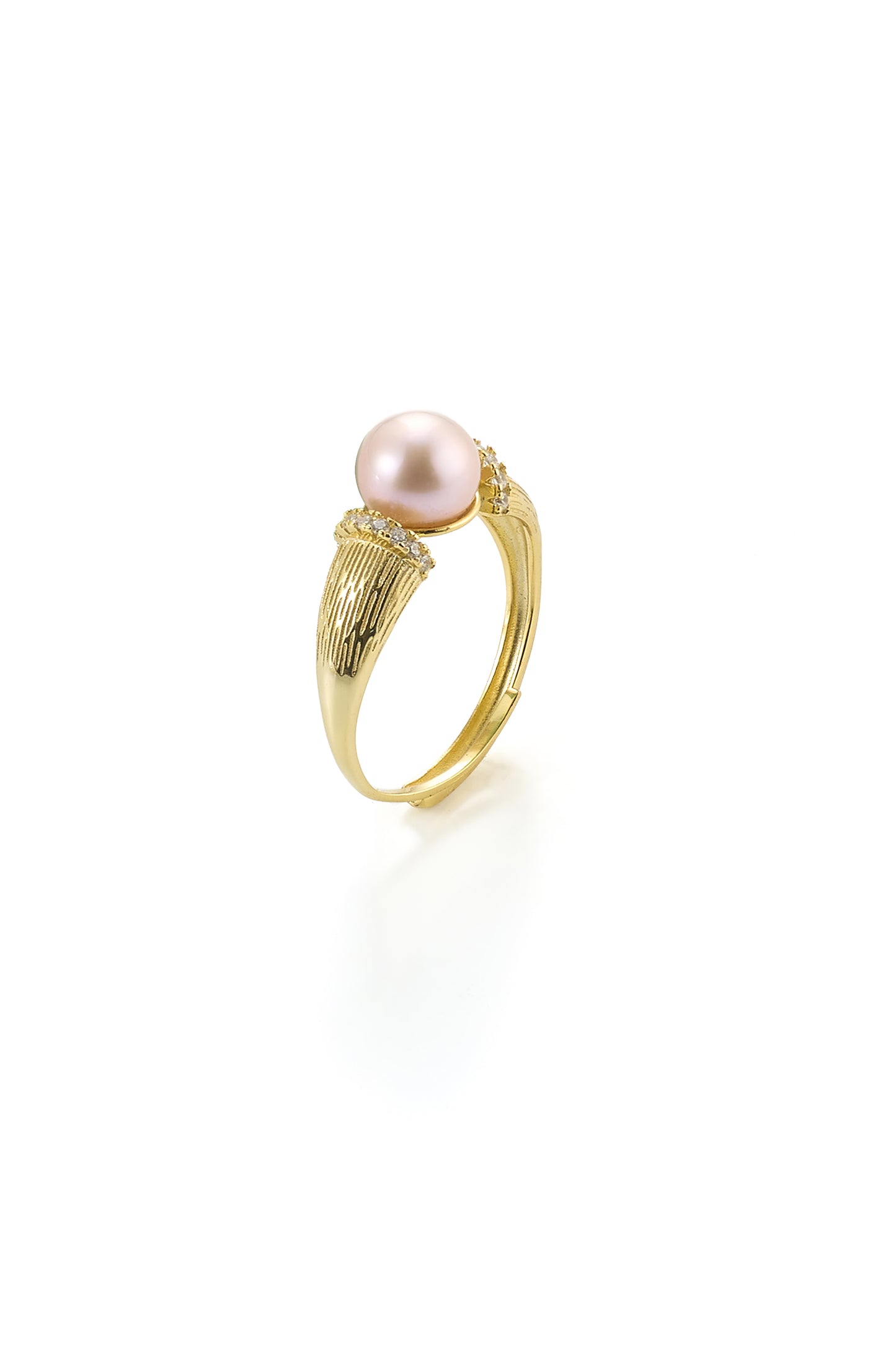 Striped Pearl Ring