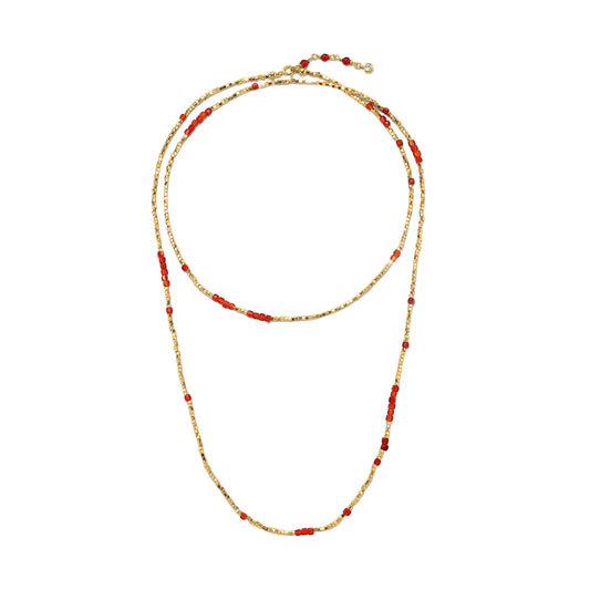 Atlas Double-Strand Bead Necklace