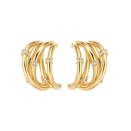 Aurelia Layered Cuff Earrings